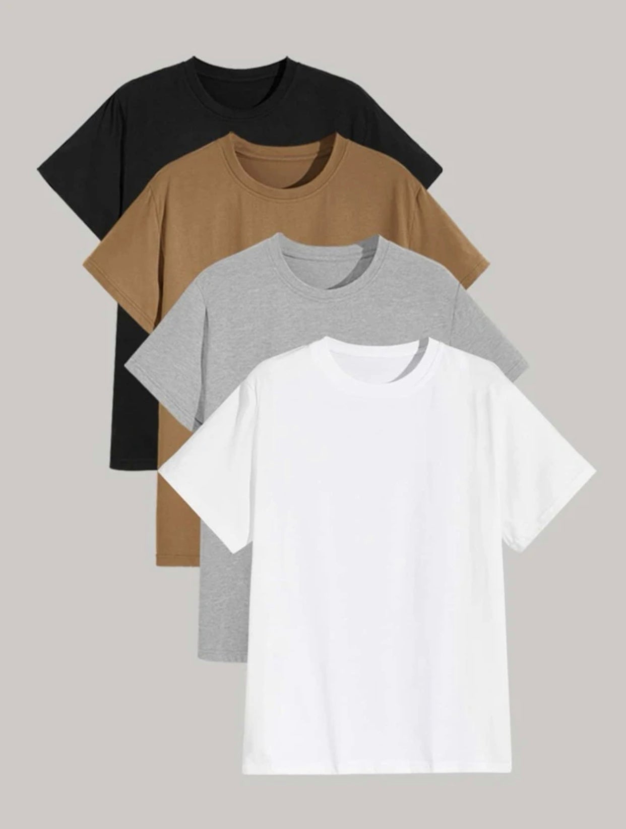 Pack of 4 Round Neck T-shirts