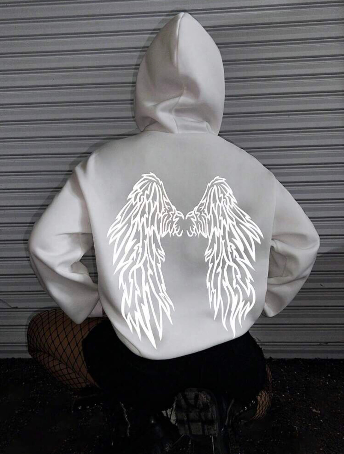 Reflective Wings Hoodie