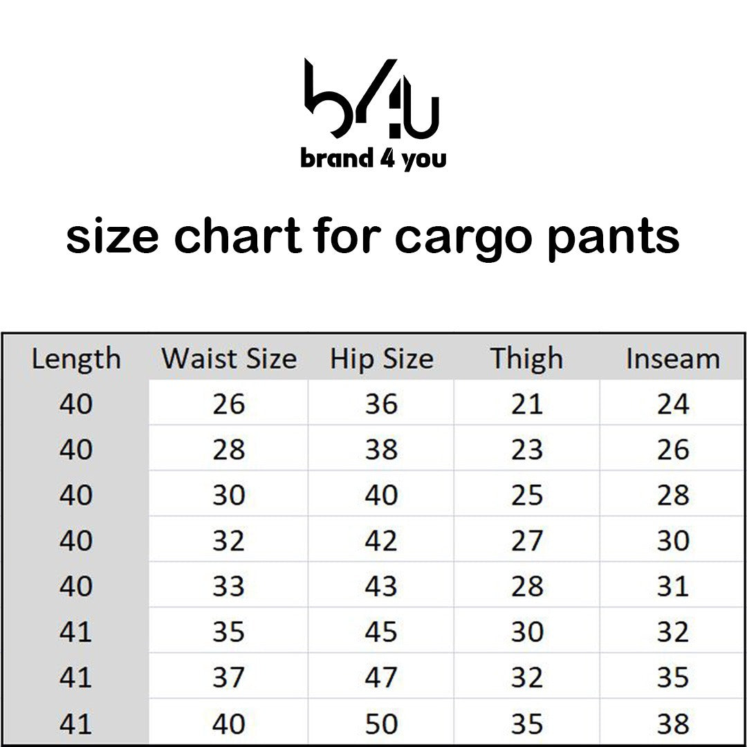 Men's cargo pocket denim jeans