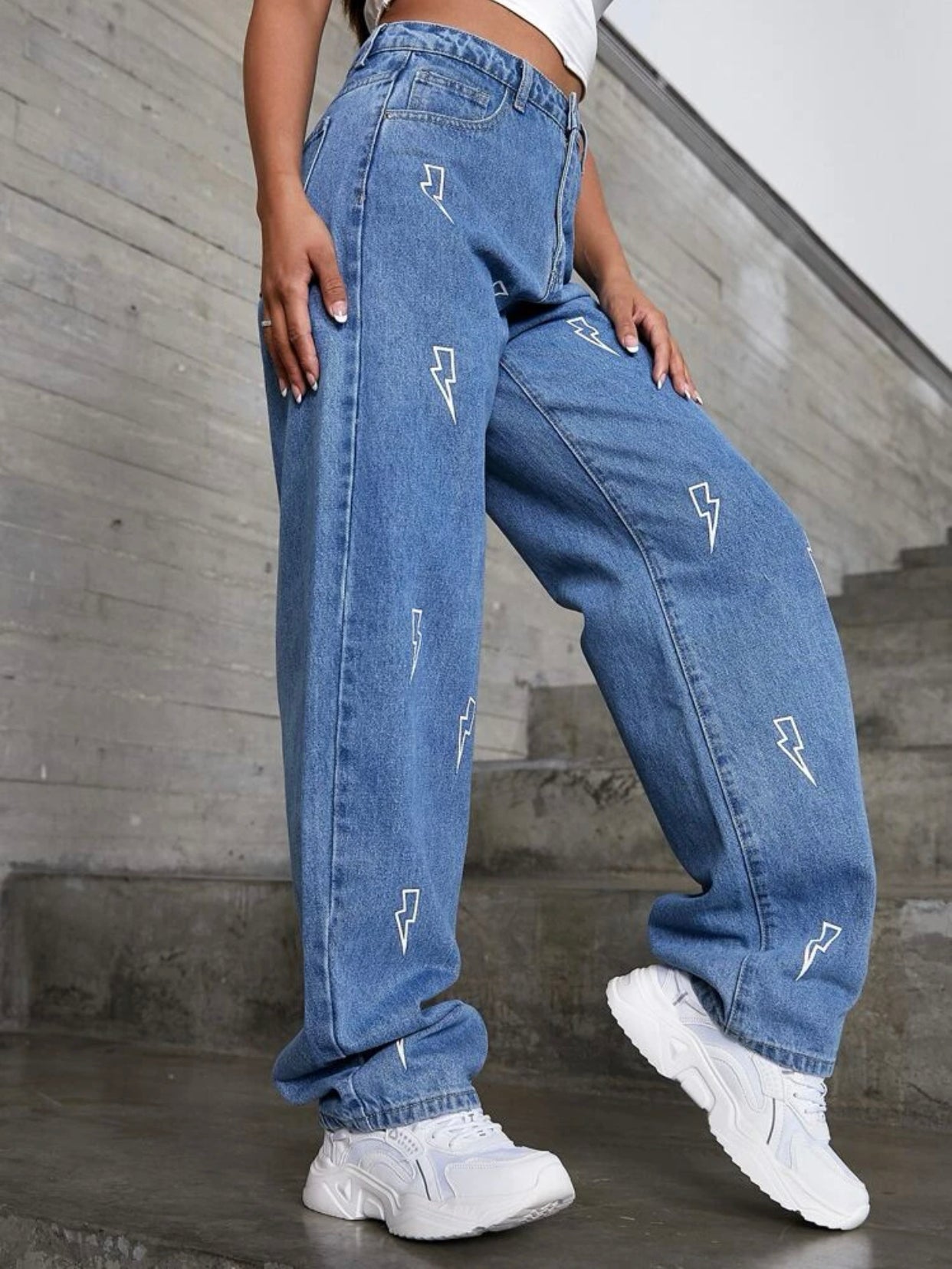 Thunder bold Wide leg jeans