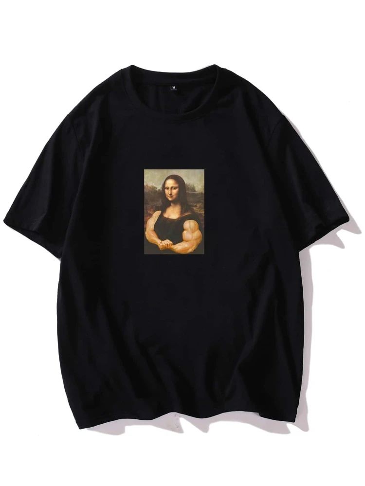 Mona lisa Drop Shoulder T-shirt